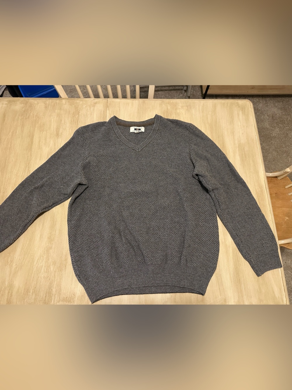 Joseph Abboud Men's Crewneck Sweater in Charcoal Gray